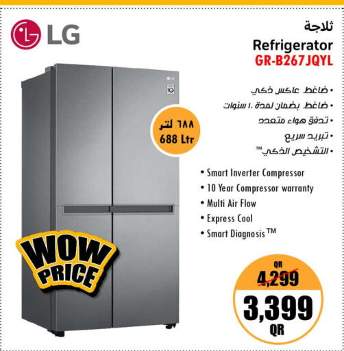 LG Refrigerator  in Jumbo Electronics in Qatar - Al Khor