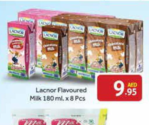 LACNOR Flavoured Milk  in Azhar Al Madina Hypermarket in UAE - Dubai