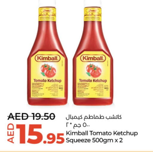 KIMBALL Tomato Ketchup  in Lulu Hypermarket in UAE - Abu Dhabi