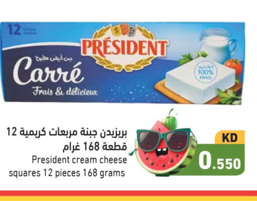 PRESIDENT Cream Cheese  in  رامز in الكويت - محافظة الأحمدي