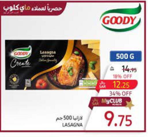 GOODY Lasagna  in Carrefour in KSA, Saudi Arabia, Saudi - Mecca