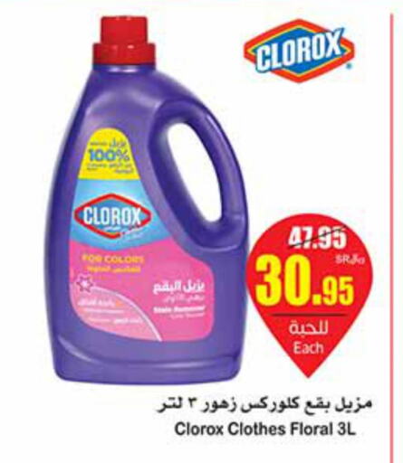 CLOROX Bleach  in Othaim Markets in KSA, Saudi Arabia, Saudi - Arar