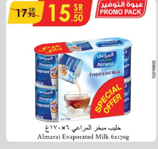 ALMARAI Evaporated Milk  in Danube in KSA, Saudi Arabia, Saudi - Al-Kharj