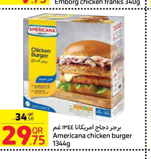 AMERICANA Chicken Burger  in Carrefour in Qatar - Al Wakra