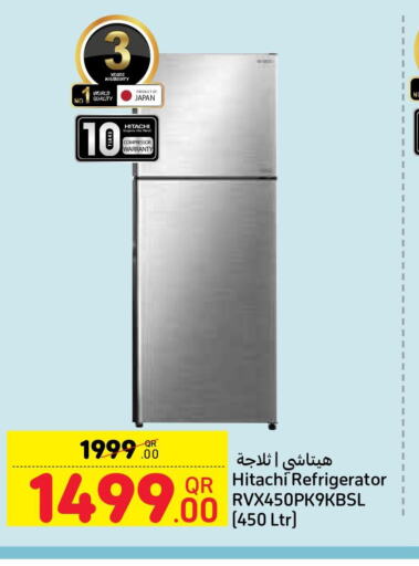 HITACHI Refrigerator  in كارفور in قطر - الشمال