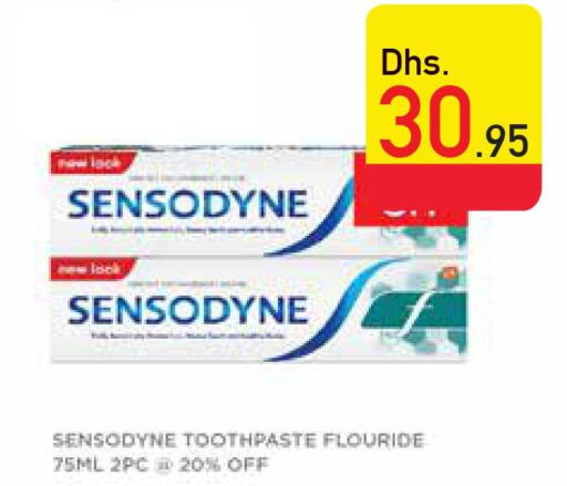 SENSODYNE Toothpaste  in Safeer Hyper Markets in UAE - Umm al Quwain