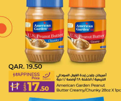 AMERICAN GARDEN Peanut Butter  in LuLu Hypermarket in Qatar - Al-Shahaniya