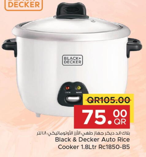 BLACK+DECKER Rice Cooker  in Family Food Centre in Qatar - Umm Salal