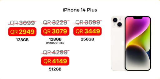 APPLE iPhone 14  in ستار لينك in قطر - أم صلال