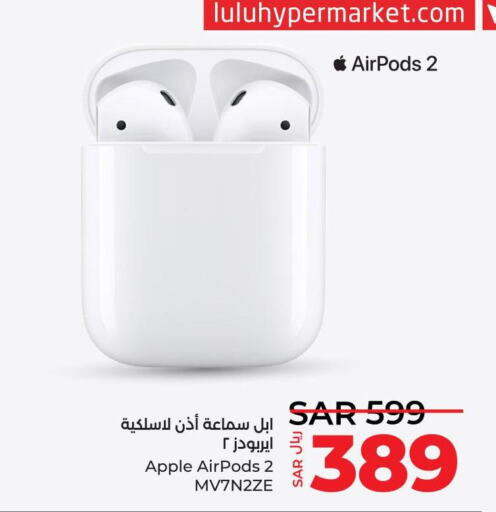 APPLE Earphone  in LULU Hypermarket in KSA, Saudi Arabia, Saudi - Dammam