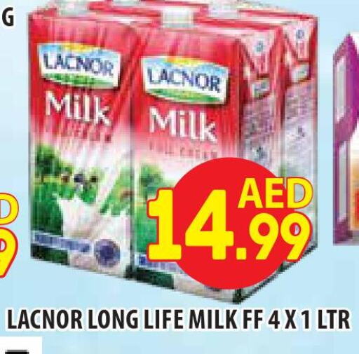 LACNOR Long Life / UHT Milk  in Home Fresh Supermarket in UAE - Abu Dhabi
