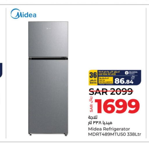 MIDEA Refrigerator  in لولو هايبرماركت in مملكة العربية السعودية, السعودية, سعودية - عنيزة