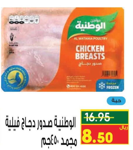 AL WATANIA Chicken Breast  in نزهة ماركت in مملكة العربية السعودية, السعودية, سعودية - عنيزة