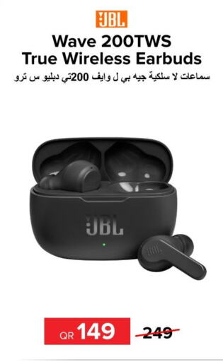 JBL Earphone  in الأنيس للإلكترونيات in قطر - الوكرة