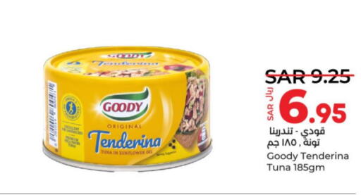 GOODY Tuna - Canned  in LULU Hypermarket in KSA, Saudi Arabia, Saudi - Al-Kharj