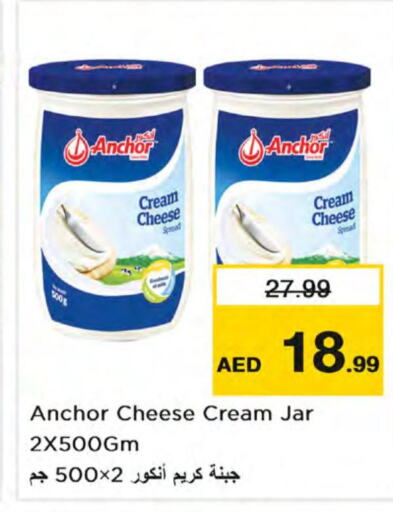 ANCHOR Cream Cheese  in نستو هايبرماركت in الإمارات العربية المتحدة , الامارات - دبي
