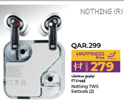 NOTHING Earphone  in LuLu Hypermarket in Qatar - Al Shamal