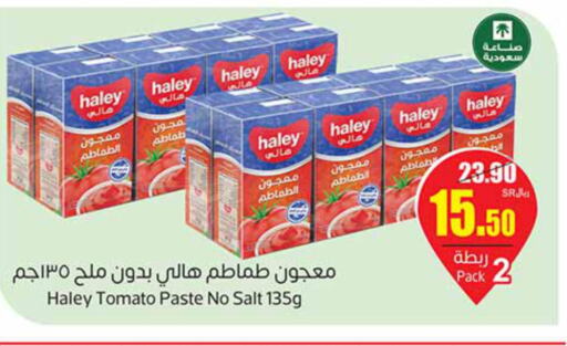 HALEY Tomato Paste  in Othaim Markets in KSA, Saudi Arabia, Saudi - Hafar Al Batin