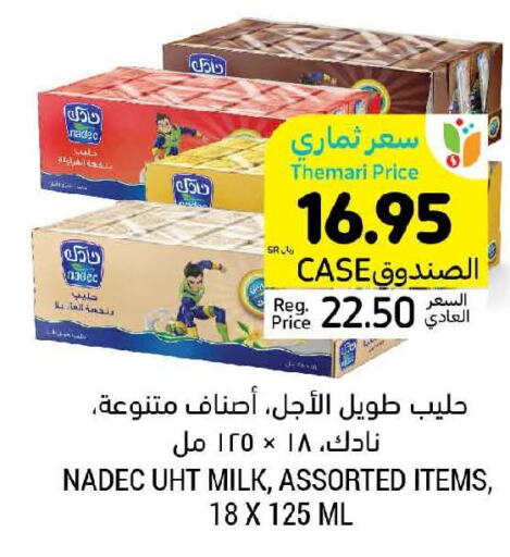 NADEC Long Life / UHT Milk  in Tamimi Market in KSA, Saudi Arabia, Saudi - Khafji