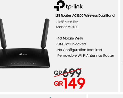 TP LINK Wifi Router  in Techno Blue in Qatar - Umm Salal
