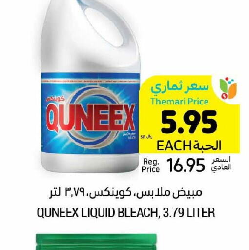 QUNEEX Bleach  in Tamimi Market in KSA, Saudi Arabia, Saudi - Ar Rass