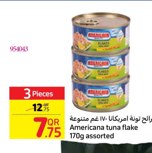 AMERICANA Tuna - Canned  in كارفور in قطر - أم صلال