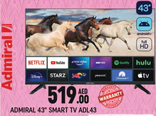 ADMIRAL Smart TV  in شكلان ماركت in الإمارات العربية المتحدة , الامارات - دبي