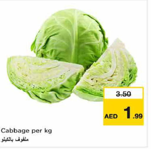  Cabbage  in نستو هايبرماركت in الإمارات العربية المتحدة , الامارات - ٱلْفُجَيْرَة‎