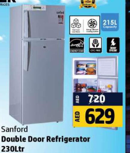 SANFORD Refrigerator  in الحوت  in الإمارات العربية المتحدة , الامارات - رَأْس ٱلْخَيْمَة