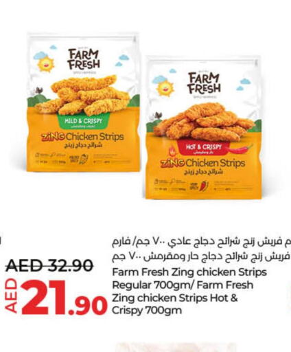 FARM FRESH Chicken Strips  in لولو هايبرماركت in الإمارات العربية المتحدة , الامارات - رَأْس ٱلْخَيْمَة