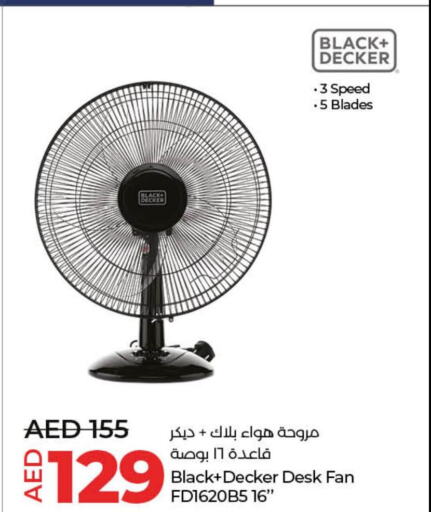 BLACK+DECKER Fan  in Lulu Hypermarket in UAE - Sharjah / Ajman