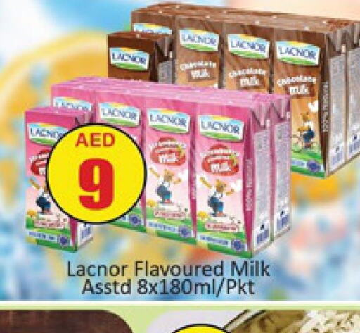 LACNOR Flavoured Milk  in Al Madina  in UAE - Dubai