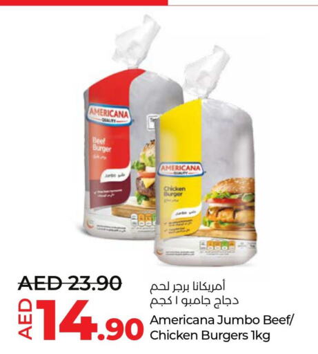 AMERICANA Chicken Burger  in Lulu Hypermarket in UAE - Al Ain