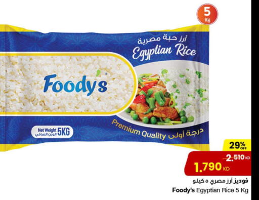 FOODYS Egyptian / Calrose Rice  in The Sultan Center in Kuwait - Jahra Governorate