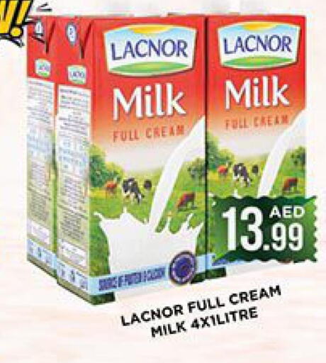 LACNOR Full Cream Milk  in Ainas Al madina hypermarket in UAE - Sharjah / Ajman