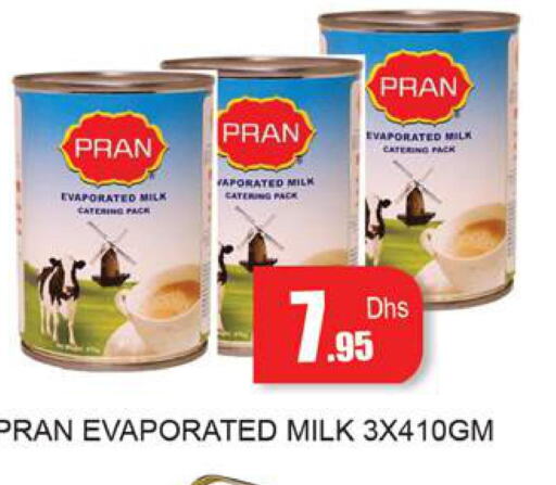PRAN Evaporated Milk  in Zain Mart Supermarket in UAE - Ras al Khaimah