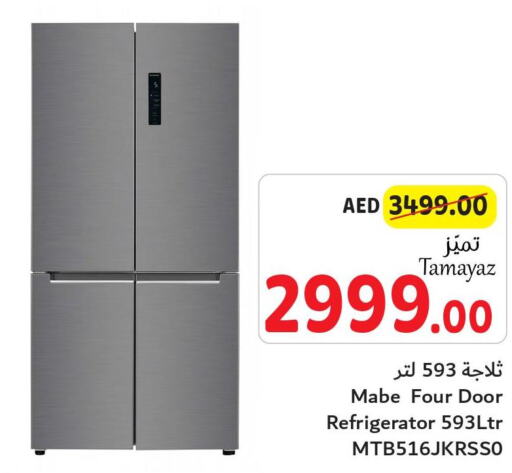 MABE Refrigerator  in Union Coop in UAE - Sharjah / Ajman