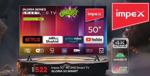 IMPEX Smart TV  in Paris Hypermarket in Qatar - Al Wakra