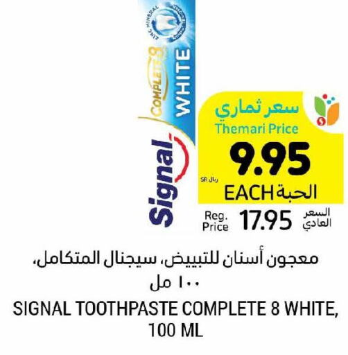 SIGNAL Toothpaste  in Tamimi Market in KSA, Saudi Arabia, Saudi - Abha