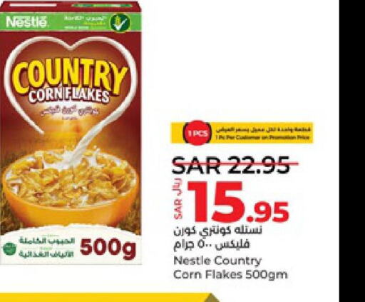 NESTLE COUNTRY Corn Flakes  in LULU Hypermarket in KSA, Saudi Arabia, Saudi - Yanbu