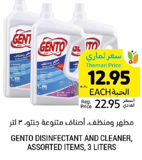 GENTO Disinfectant  in Tamimi Market in KSA, Saudi Arabia, Saudi - Riyadh