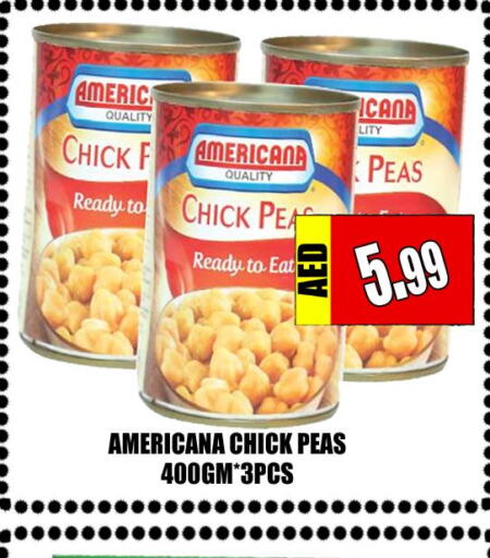 AMERICANA Chick Peas  in Majestic Plus Hypermarket in UAE - Abu Dhabi