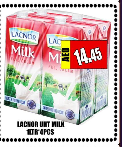 LACNOR Long Life / UHT Milk  in Majestic Plus Hypermarket in UAE - Abu Dhabi
