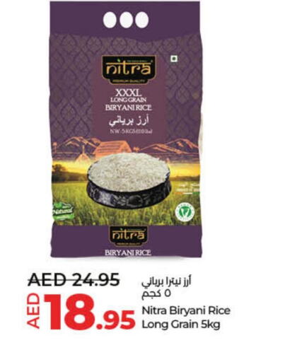  Basmati / Biryani Rice  in Lulu Hypermarket in UAE - Dubai