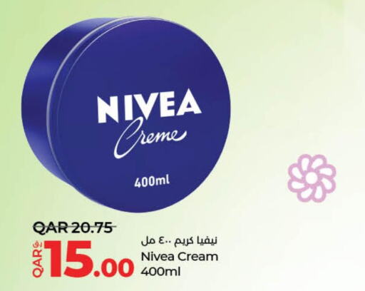 Nivea Face cream  in LuLu Hypermarket in Qatar - Al Wakra