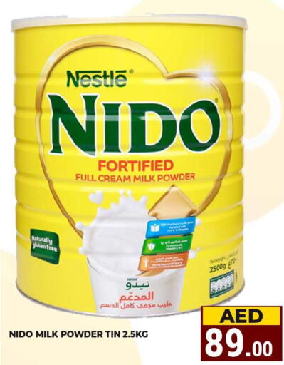 NIDO Milk Powder  in كيرالا هايبرماركت in الإمارات العربية المتحدة , الامارات - رَأْس ٱلْخَيْمَة