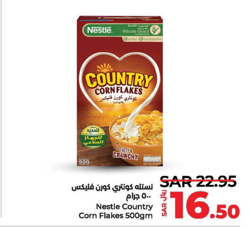 NESTLE COUNTRY Corn Flakes  in LULU Hypermarket in KSA, Saudi Arabia, Saudi - Jubail