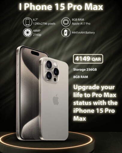APPLE iPhone 15  in MARK in Qatar - Umm Salal