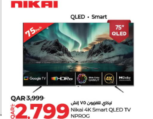 NIKAI QLED TV  in LuLu Hypermarket in Qatar - Al Khor