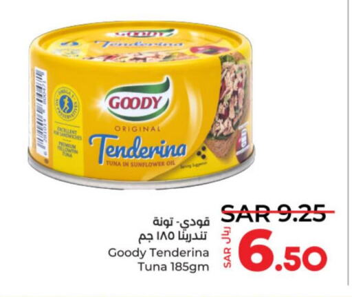 GOODY Tuna - Canned  in LULU Hypermarket in KSA, Saudi Arabia, Saudi - Unayzah